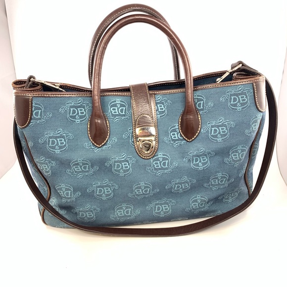 Dooney & Bourke Handbags - Vintage Dooney & Bourke blue monogram bag